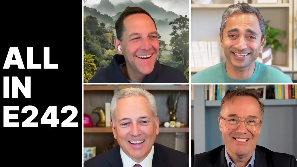 All-In Podcast 深度解析：白宮科技晚宴內幕、經濟數據迷霧與 Google 的反壟斷大逆轉 💸