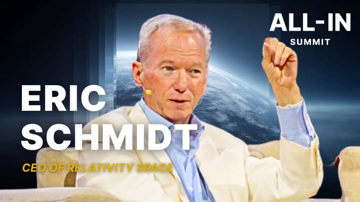 前 Google 執行長 Eric Schmidt 深度解析：AI、中美對抗與戰爭的未來